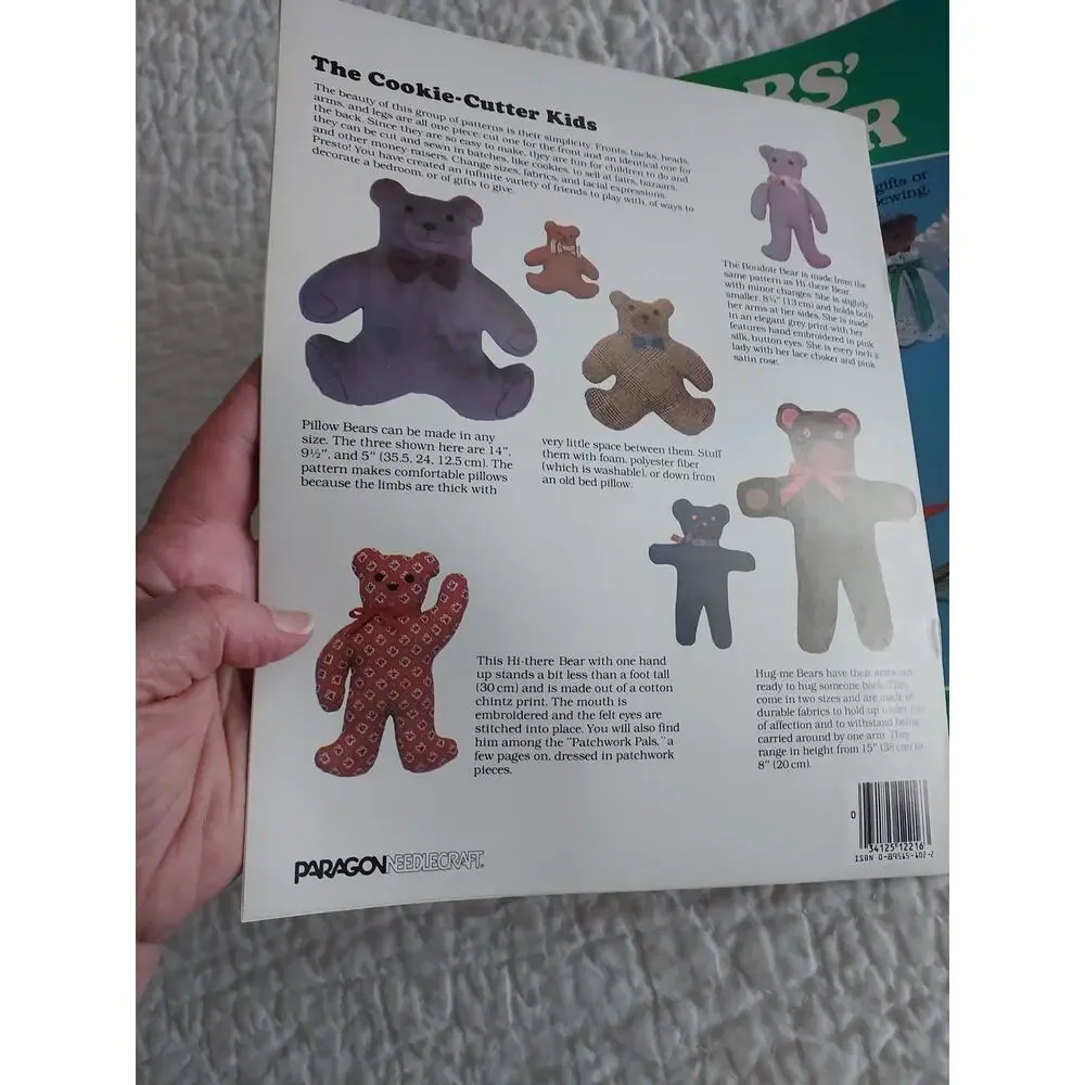 Vintage teddy bear patterns 2 books LOT Bears of Different Cut AND Bears Bazaar